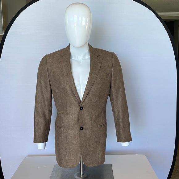 Valentino Mens Sport Jacket Size 38 Brown Tweed - Picture 2 of 16
